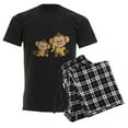 thumbnail image 6 of CafePress - Little Monkeys Men's Dark Pajamas - Men's Dark Loose Fit Cotton Pajama Set, 6 of 7