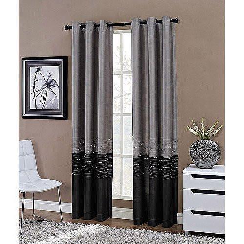 Horizon Grommet Lined Curtain Panel 50 inch x 84 inch Dipped Curtain