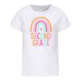 thumbnail image 4 of LILIYA Back To School Shirts for Girls Hello Kindergarten Fashion Girl Short Sleeve T-Shirt Vacation Summer Clothes, 4 of 5