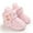 Pink, variant on Toddler Baby Boys Girls Soft Cotton Slippers Newborn Kids Warm Boots Winter Socks Anti-Slip Shoes 0-18 Months