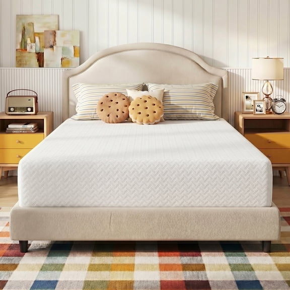 Mattress Queen 10 inches, Memory Foam Mattress Bed in a Box Medium Firm for Pressure Relief