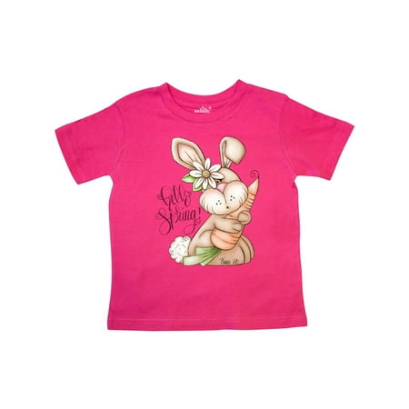 

Inktastic Hello Spring Bunny Rabbit Gift Toddler Toddler Girl T-Shirt