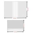 thumbnail image 4 of 5 Pack Passport Covers, Clear Plastic Passport Protector, For Standard Size Passports Rfid Id Card Covers, 4 of 5