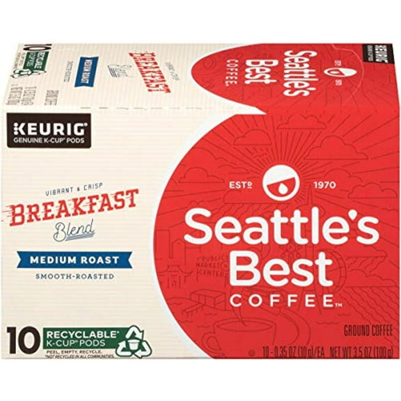 Stabucks Brkfst Blend K-Cup, 10 Count