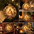 thumbnail image 7 of Christmas Lighted Decorative Ball, LED Glowing Ornament for Tree Window Ceiling Porch, Battery Powered Festive Light Ball for Holiday Party Home Ambiance Enhancement,Z022, 7 of 7