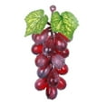 thumbnail image 4 of Artificial Grape Frosted Design Realistic Not Wither Rubber Simulation Plant Faux Fruit Prop Home Decor-V, 4 of 6
