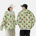 thumbnail image 4 of Gaeub Christmas Hat French Bulldog Men's and Women's UPF 50+ Long-Sleeved Sun Protection Clothing, Fishing Shirt Long Sleeve Zip-XX-Large, 4 of 7