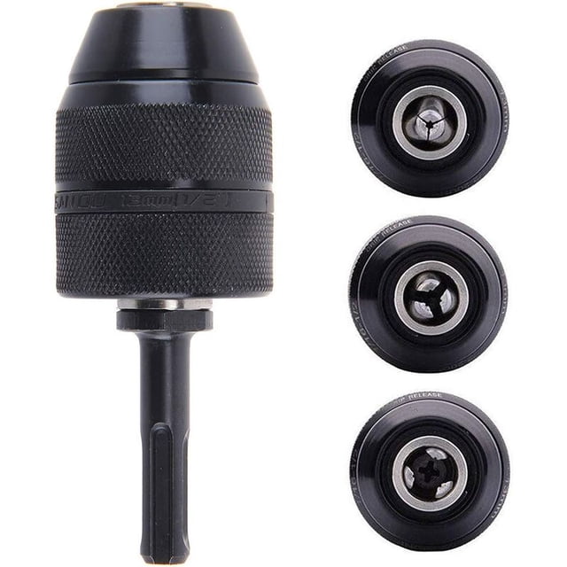 Adaptador Sds Plus, portabrocas sin llave de 2-13mm, portabrocas profesional de alta resistencia, portabrocas sin llave de 1/2-20UNF, taladro sin llave con adaptador SDS JAMW Sencillez