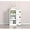Full White, variant on MECOLOR Vertical Single Tier Small Locker with Padlock latche 2 or 3 Compartment Storage for Employee,Home,Office,School,Kids (Full White, P3V)