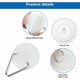 thumbnail image 3 of Colgador de platos adhesivo, colgador de pared adhesivo invisible, diseño práctico para colgar artículos decorativos en la cocina, la oficina y el baño, material ABS resistente al óxido y al agua (50, 3 of 5