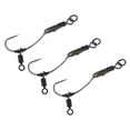 thumbnail image 1 of Aparejos de pesca de carpas con púas y aros giratorios listos para usar HK-D002, 1 of 5