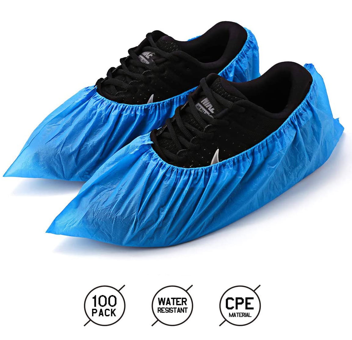 Shoe Covers Disposable 100 Pack Disposable Shoe /& Boot Covers Waterproof Non-Slip Shoe Booties,Household Dust-Proof Shoes Cover