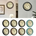 thumbnail image 2 of Nordic Vintage Wall Clock European Quiet Clocks Living Room Decoration Time Reminders Wall Decors Home Wall Clocks, 2 of 5