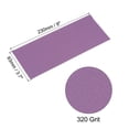 thumbnail image 2 of 10 Pack Purple Sanding Sheets 320 Grit 9" x 3.7" Aluminum Oxide Sandpapers Wet Dry Polish, 2 of 5