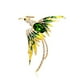 thumbnail image 1 of Broche de pájaro de fuego Minnieouse colgante de pecho joyería de moda accesorios multicolores verde, 1 of 6