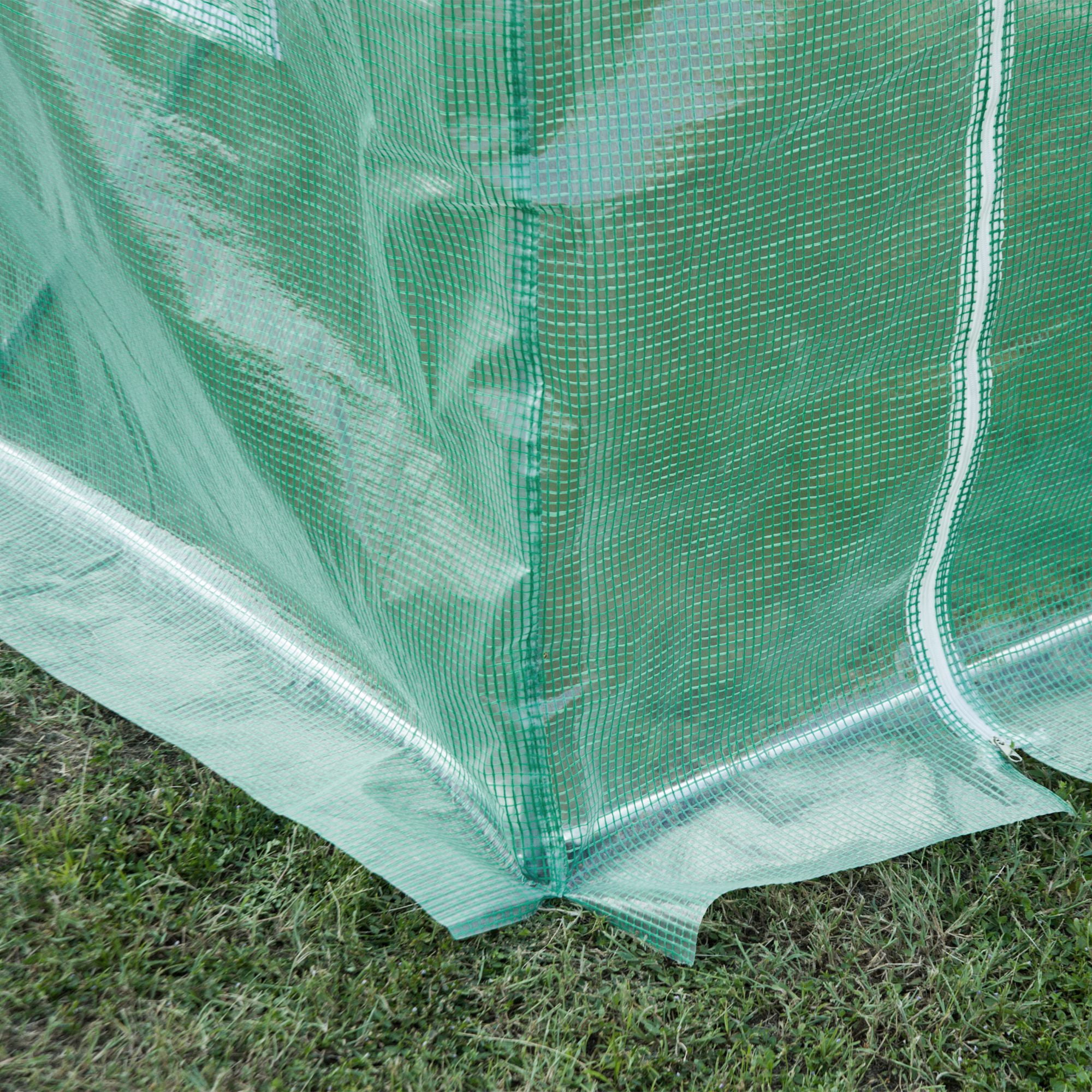 Outsunny 9.8' x 6.6' x 6.6' Greenhouse Cover Replacement, Green