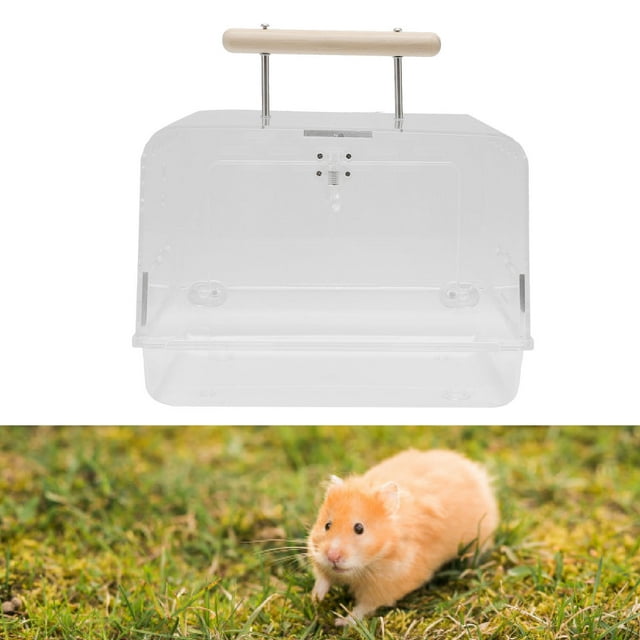 Hamster Carrier Cage, Hamster Carry Travel Cage Multipurpose for Pets Going Out