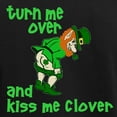 thumbnail image 3 of CafePress - Kiss Me Clover Funny Irish Women's Dark Pajamas - Women's Short Sleeve Print T-Shirt and Pants Dark Cotton Pajama Set, 3 of 7
