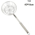 thumbnail image 3 of Filtre Alimentaire en Acier Inoxydable pour Friture avec Long Manche Grille Passoire Cuillère Passoire (16), 3 of 7