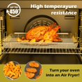 thumbnail image 5 of QCQHDU 2Pcs Air Fryer Basket For Oven,Extra Large 11.8”*9.05”*2.16" Stainless Steel Grill,Basket Non-Stick Mesh Basket Set,Air Fryer Tray Wire Rack Roasting Basket for Baking Food, 5 of 5