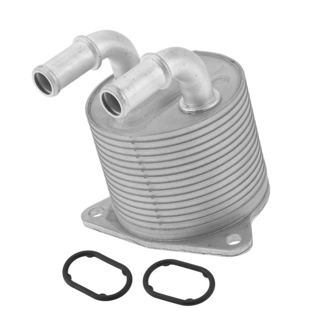 Enfriador de Aceite del Motor No.31437022 Enfriador de Aceite de Transmisión para Volvo S60 2013-2018 Aleación de Aluminio Tonal Plateada 1 Pc