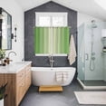 thumbnail image 3 of Spring Green Ombre Kitchen Curtains 63 Inch Length, Modern Gradient Abstract Art Grommet Top Bedroom Living Room Curtains, Light Filtering Cafe Curtain Drapes 2 Panels Set 104''x63'', 3 of 9