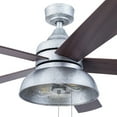 thumbnail image 4 of Prominence Home 51660-45 Brightondale 52 in. Industrial Style Indoor Outdoor LED Ceiling Fan with Light - Galvanized, 4 of 7
