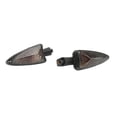 thumbnail image 1 of Turn Signal Lights, 10W Super Bright Motorcycle LED Brake Light Rugged Black  For Motorbike, 1 of 8