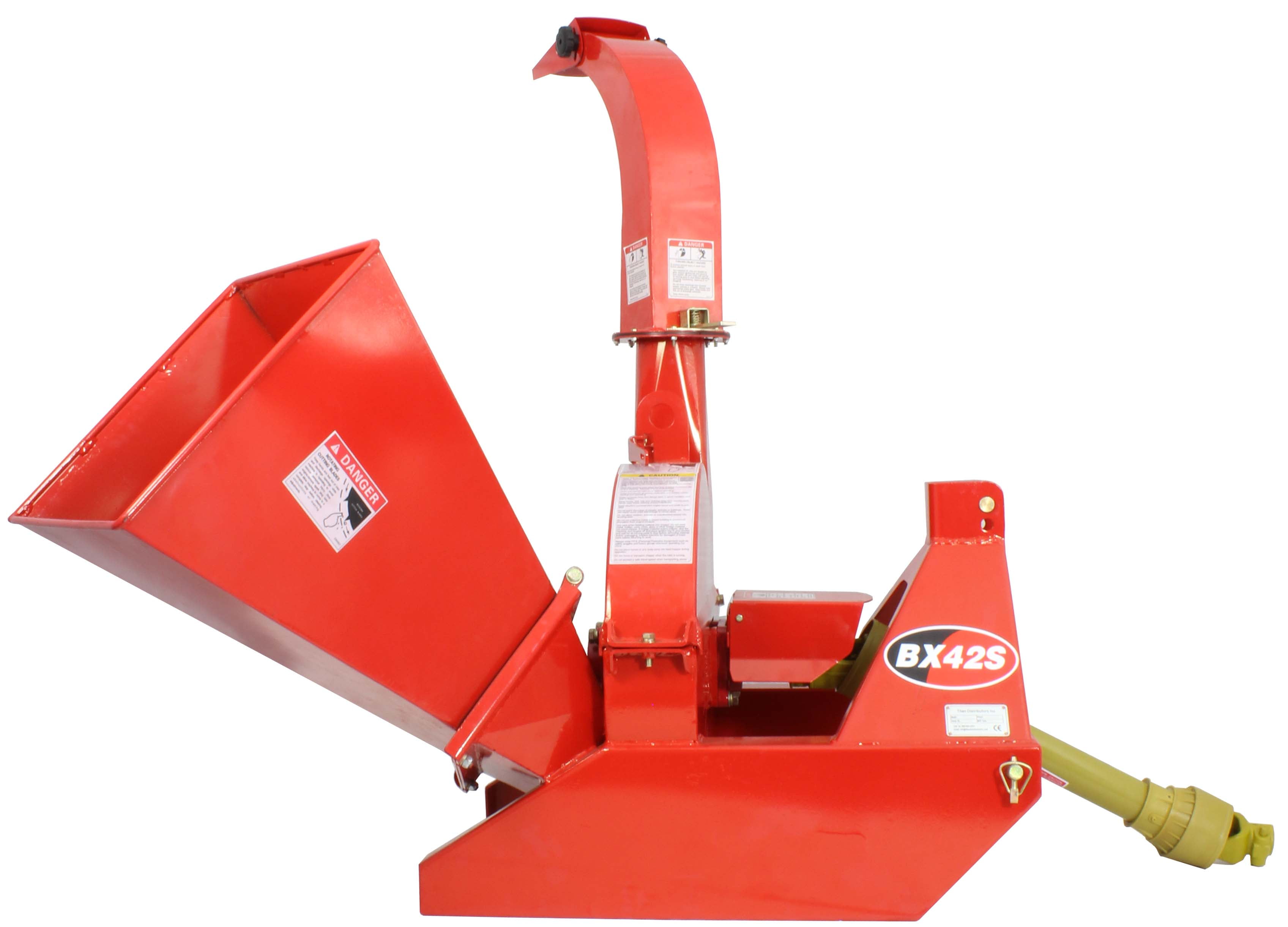 3Point Attachment Wood Chipper For Tractors Up To 40HP, Titan BX42 PTO