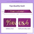 thumbnail image 4 of 30th Birthday Sash and Tiara for Women - Fabulous Glitter Sash + Fabulous Rhinestone Purple Premium Metal Tiara for Her, 30th Birthday Gifts for 30 Party, 4 of 8