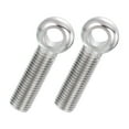 thumbnail image 1 of Uxcell 2 Pcs M20x80mm Shoulder Swing Lifting Eye Bolt, 304 Stainless Steel Metric Full Thread Fisheye Eye Slip Hole Screw Rigging Bolt Metal Fasteners Screws, Silver Tone, 1 of 7