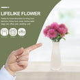 thumbnail image 3 of 10 flores artificiales de diente de león de plástico para decoración de bodas., 3 of 6