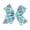 Light Blue, variant on 5.5 Inch Plaid Bow Hair Clip (Purple)
