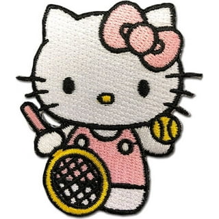 Hello Kitty Apple on Head Sew Iron on Patch
