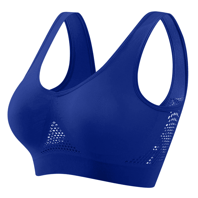2025 New Breathable Cool Liftup Air Bra Mesh Sports Bras For Women High Support Plus Size Wireless Bras With Support And