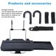 thumbnail image 4 of Mesa plegable multifunción para volante de portátil, soporte para asiento trasero de coche, bandeja para PC, mesa de comedor, portavasos negro, 4 of 4