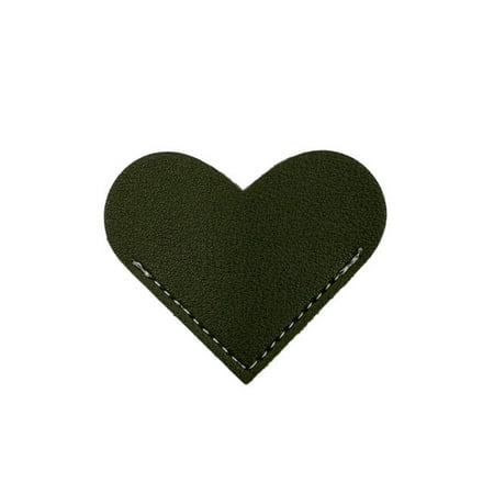 

Rdeuod Bulk Bookmarks Leather Solid Color Love Bookmark Book Page Clip Wind Corner Protective Cover Marks