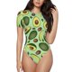 thumbnail image 1 of Balery Avocado With Seeds Body de cuello redondo de manga corta para mujer Tops de manga corta Tops básicos-XX-Large, 1 of 7