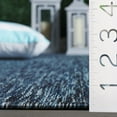 thumbnail image 5 of SAFAVIEH Beach House Jacinth Solid Indoor/Outdoor Area Rug, Navy, 6'7" x 6'7" Square, 5 of 15