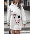 thumbnail image 1 of Sudadera con capucha de animales de Disney para mujer, moda Retro de Dálmatas, sudadera de dibujos animados, Jersey Harajuku lindo, vestido con bolsillo, Top, 1 of 4