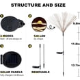 thumbnail image 2 of Luces solares para jardín con fuegos artificiales YOTOZU, 120 LED, 40 cables de cobre, 2 of 8