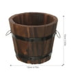thumbnail image 2 of OULII 4pcs Small Planter Pots Vegetable Planters For Use For Succulents Flowers And Home Gardening For Patio Balcony, 2 of 6