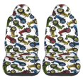 thumbnail image 1 of LAKIMCT Retro Tractor Car Seat Covers Vehicle Front Seat Covers Universal Fit Seat Protector, 1 of 9