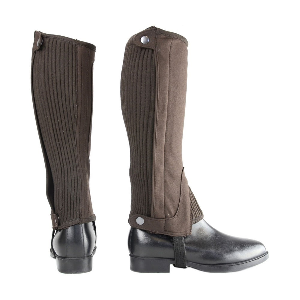HyLAND Ladies Synthetic Leather horse riding gaiters/half chaps all sizes 