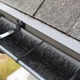 Rooftop Gutter Color UPGRATOR Roof Gutter Guard Clips, 20-Pack Plastic Holders Brush Support ...
