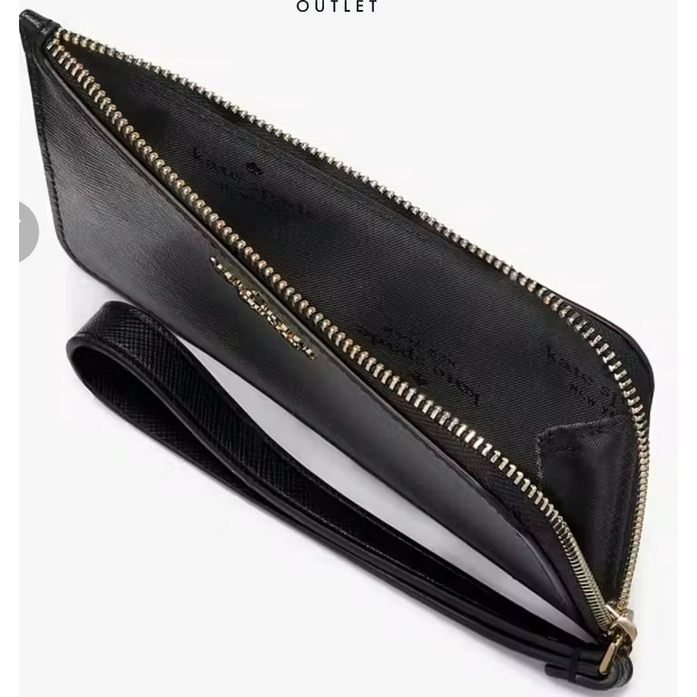 Kate Spade Women's Black Lucy Small L-zip Wristlet - Walmart.com