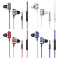 thumbnail image 5 of Auriculares internos A4 Auriculares con cable ergonómicos con enchufe de 35 mm para - Teléfono negro, 5 of 5