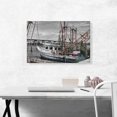 thumbnail image 2 of ARTCANVAS Fishing Boat Home decor Canvas Art Print - Size: 26" x 18" (1.50" Deep), 2 of 9