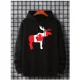 thumbnail image 4 of Sudadera con capucha para hombre, sudadera con capucha con estampado de hoja de arce de Canadá, sudadera informal con capucha para hombre con bolsillo tipo canguro para primavera y otoño, 4 of 5