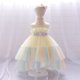 thumbnail image 1 of Vestido de niña Vestido de princesa Vestido de bebé de un año Vestido de niña de flores Vestido de niña con lazo de malla, 1 of 6
